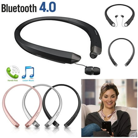 Halter Bluetooth Headset Sport Stereo Wireless Headphone Earphone for iPhone Samsung