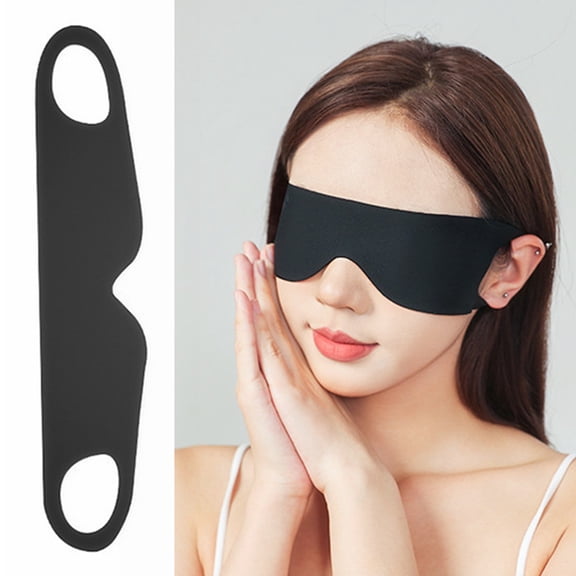 KGJQ Thin Sleep Eye Mask Lightweight Breathable Blockout Eye Cover with Ear Loop Men Women Travel Night Sleeping Soft Light Blocking Blindfold