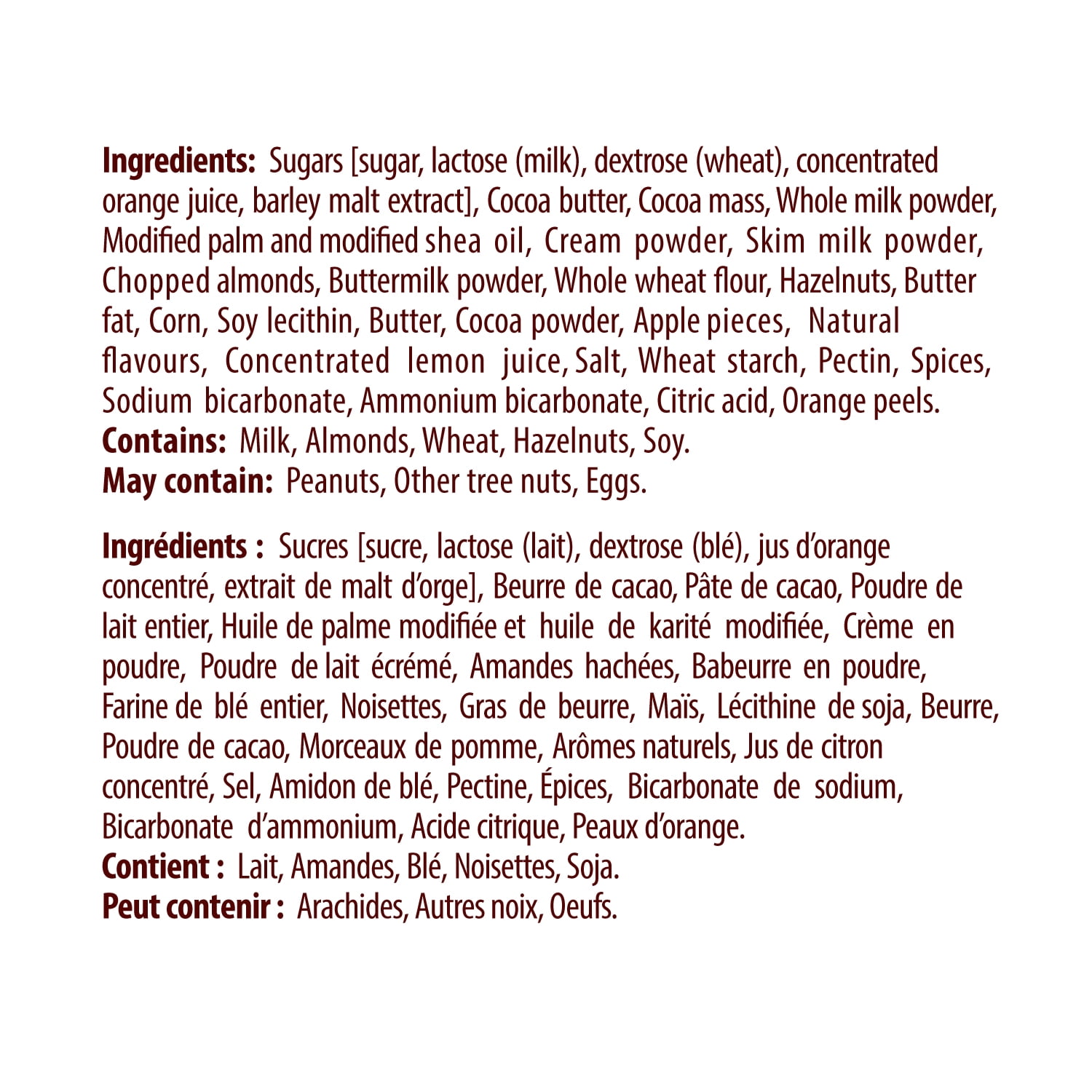 merci Finest Selections of European Chocolates, Winter Chocolates 250g