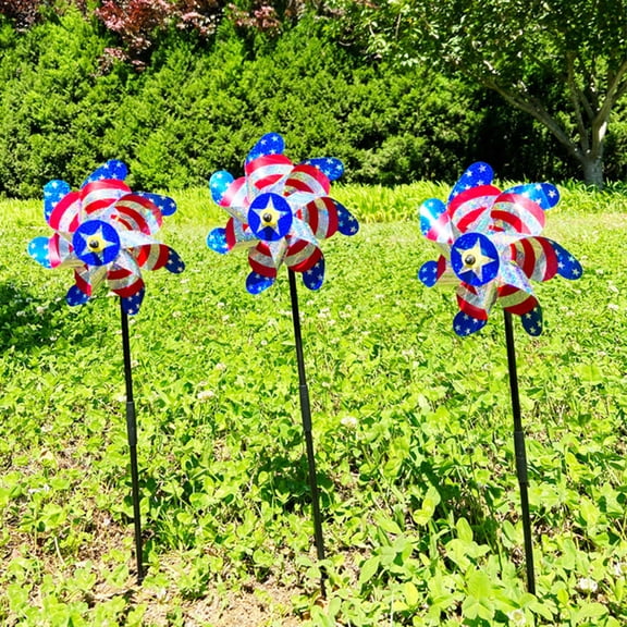 STRANDCHIC 2Pcs Large Wind Spinners Outdoor Multi PET Spinning in Wind for Events