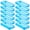 Blue, variant on Simply Tidy Durable Plastic Pencil Cases, Clear, 12 Count, 12 Pack