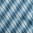 thumbnail image 1 of oneOone Cotton Cambric Teal Blue Fabric Check Quilting Supplies Print Sewing Fabric By The Yard 42 Inch Wide, 1 of 4