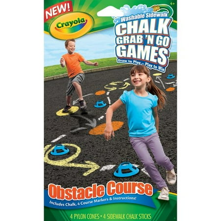Crayola Obstacle Course Chalk Grab and Go Games