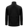 thumbnail image 4 of uikmnh Mens Sweaters Men's Autumn and Winter Plain Coloured Outdoor Casual Style Suit Collar Sweater Jacket Fall Sweaters Size:S, 4 of 5