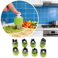thumbnail image 1 of Prensa De Acero Inoxidable Juego de prensador de frutas y verduras con molde de mariposa, molinillo de comida para bebés y cortador de galletas (8 piezas) JASKFLY, 1 of 9