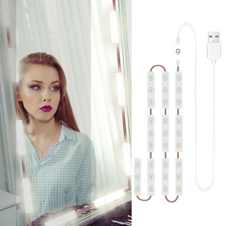 

clearance Led Vanity Mirror Lights Vanity Make Up for Makeup Vanity Table & Bathroom Mirror Dimmable Strip Bathroom Memory Function Time Shutd