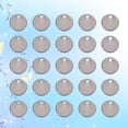 thumbnail image 4 of 150 unids 304 de Acero Inoxidable Plana Redonda En Forma de En Blanco Estampación Etiqueta Colgantes Conjuntos Pulsera Pendiente Colgante Encantos DIY Que Hace Accesorios, 4 of 5