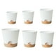 thumbnail image 1 of 6 macetas con drenaje para habitación infantil, con autorriego Blanco, 1 of 9