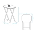 thumbnail image 6 of Medallion 2pcs Tray Table Set - Natural/White, 6 of 6