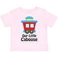 thumbnail image 3 of Inktastic Train Our Little Caboose New Baby Boys or Girls Toddler T-Shirt, 3 of 5
