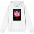 thumbnail image 4 of It Chapter 2 Pennywise Glow Fan Poster Adult White Long Sleeve Hoodie-Small, 4 of 6