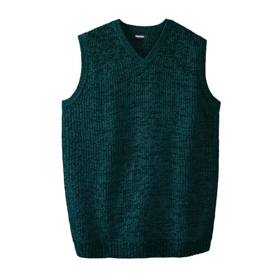 KingSize Men's Big & Tall Shaker Knit V-Neck Sweater Vest