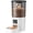 White Black, variant on Automatic Cat Feeders, 5L Large Capacity, Timed Feeding Dry Food, Dual Power Design, Programmable Portion Size, 1-6 Meals Per Day, with Desiccant, Suitable for Small Pets Food Dispenser, Black