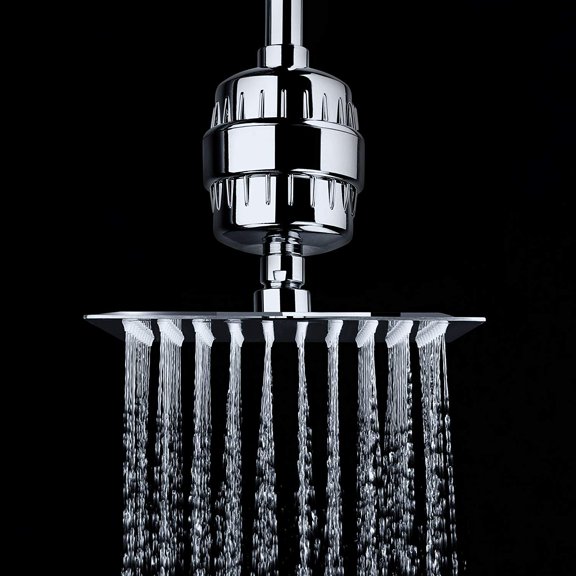 Aqualutio 15 Stage Shower Filter Vitamin C-E Improves Skin, Hair, Nails