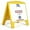Yellow, variant on M&T Displays Mini Street SignPro A-Frame 24.8x19.76 Gray Sidewalk Sign Board for Cafe & Restaurant
