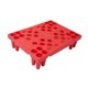 thumbnail image 3 of de suelo para palets, multiusos, ventilación, apilable, base de almacenamiento, almohadilla de almacenamiento para suelo, para almacén, Rojo, 3 of 8