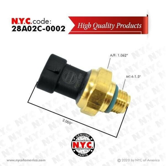 4921511 Engine Oil Pressure Sensor For Cummins With O-Ring 3678912 6C/ISC NEW