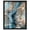 Black Frame, variant on Lapis River Shadowbox Print Teal Abstract Art by Art Remedy, White Frame, 24 x 30