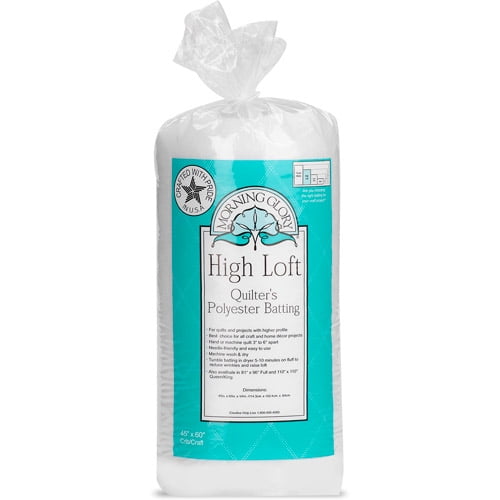 Morning Glory 45" x 60" High Loft Batting, 1 Each