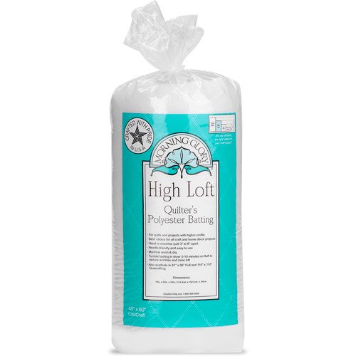 Morning Glory 45" x 60" High Loft Batting, 1 Each