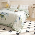 thumbnail image 4 of Linnome Washable Printed Summer Quilt Soft Skin Friendly Breathable Air Conditioning Quilt for Home Use 59x78.7 Inch Multicolor#05, 4 of 7