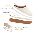 thumbnail image 2 of Vonmay Women's Cozy Platform Slippers, Warm Faux Fleece-Lined Indoor Outdoor Slippers with Anti-Slip Sole, Stylish and Comfortable Winter House Shoes, 2 of 6