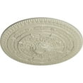 thumbnail image 3 of 37 1/2"OD x 3 3/8"P Naple Ceiling Medallion (Fits Canopies up to 3 3/8"), Hand-Painted Clear Yellow, 3 of 5