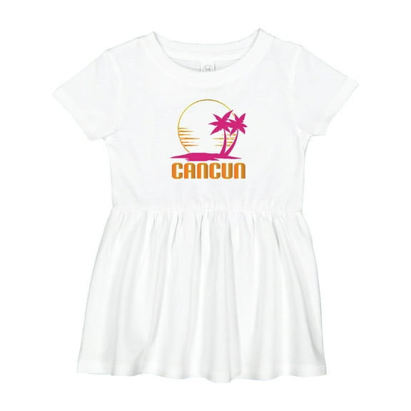 Inktastic Cancun Mexico Sunset Girls Baby Dress