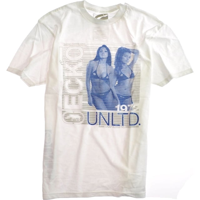 Ecko Unltd. Camiseta gráfica Foil Blinders para hombre, blanca, mediana Ecko Unltd. Camiseta gráfica