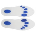 thumbnail image 2 of Silicone Insole Shock Absorption Running Shoe Pad Summer Elastic Shoe Insert CushionM（43-44）, 2 of 5