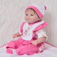 thumbnail image 4 of Muñeca de bebé recién nacido conjunto de ropa roja , juguete de aprendizaje para embarazadas, para niños yotijar 42cm Muñeca Reborn Girl, 4 of 8