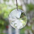 thumbnail image 6 of Bauhinia Hanging Faceted Crystals Large Window Prisms Suncatcher Ornament Rainbow Maker Chandelier Crystal Pendant(85mm,Round), 6 of 16