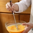 thumbnail image 3 of weibbin Fouet Semi-Automatique en Acier Inoxydable Rotatif pour Crème Fouet Manuel Ménager Outils de Pâtisserie, 3 of 4