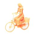 thumbnail image 3 of Personas en miniatura a escala 1/87, figuras arquitectónicas sin pintar, modelo de personas pequeñas para accesorios de fotografía, colección de Chica en bicicleta, 3 of 8