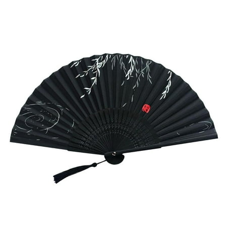

Kotyreds Chinese Style Silk Folding Fan Party Ornaments Dance Hand Fans (Style 3)