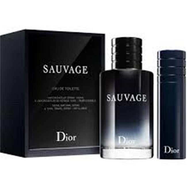 Dior Dior Sauvage Eau De Toilette Spray Cologne Gift Set for Men, 2