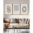 thumbnail image 6 of SHENIFY Abstract Boho Wall Art Wood Geometric Ring Grid Landscape Graffiti Street Art Minimalist Bohemian Bedroom Wall Decor Canvas Prints for Living Room 16x24in3pcs FRAMED, 6 of 6