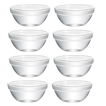 

Bowls Bowl Glass Serving Dishes Dessert Prep Jelly Clear Small Pudding Candy Container Salad Dish Mixing Mini Sauce