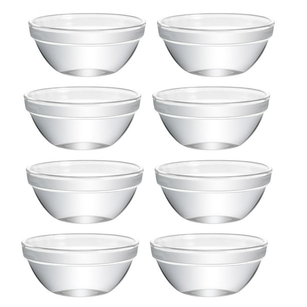 ColoMX 8 piezas de tazones de bolsas de gelatina tazones de postre para alimentos para el hogar para tazones