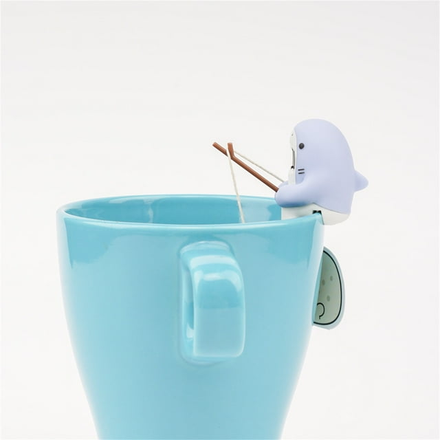 Infuseur à Thé Filtre à Thé Tamis à Thé Diffuseur Accessoire à Thé Forme Infuseur Fente Infuseur Design PVC Nettoyage Facile Beau Accessoire Élastique à Thé