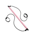 thumbnail image 1 of 1pc Yoga Pilates Stick Resistance Bar Bodybuilding Gym Tube Loop Elastic Exercise Bar (pink), 1 of 3