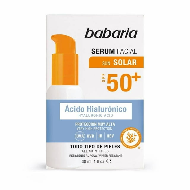 Serum facial FPS50 Babaria Solar con ácido hialurónico