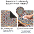 thumbnail image 4 of Mandala Mahjong Mat for Table, 31.5*31.5in Anti Slip American Mahjong Table Cloth, Noise Reduction, Neoprene Mah jongg Mat with Carrying Bag & 3 Dices, Mahjong Accessories Gift, Board Tile Games Mats, 4 of 7