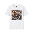 thumbnail image 3 of Basset Hounds "Sleepytime" Unisex Softstyle T-Shirt, 3 of 10