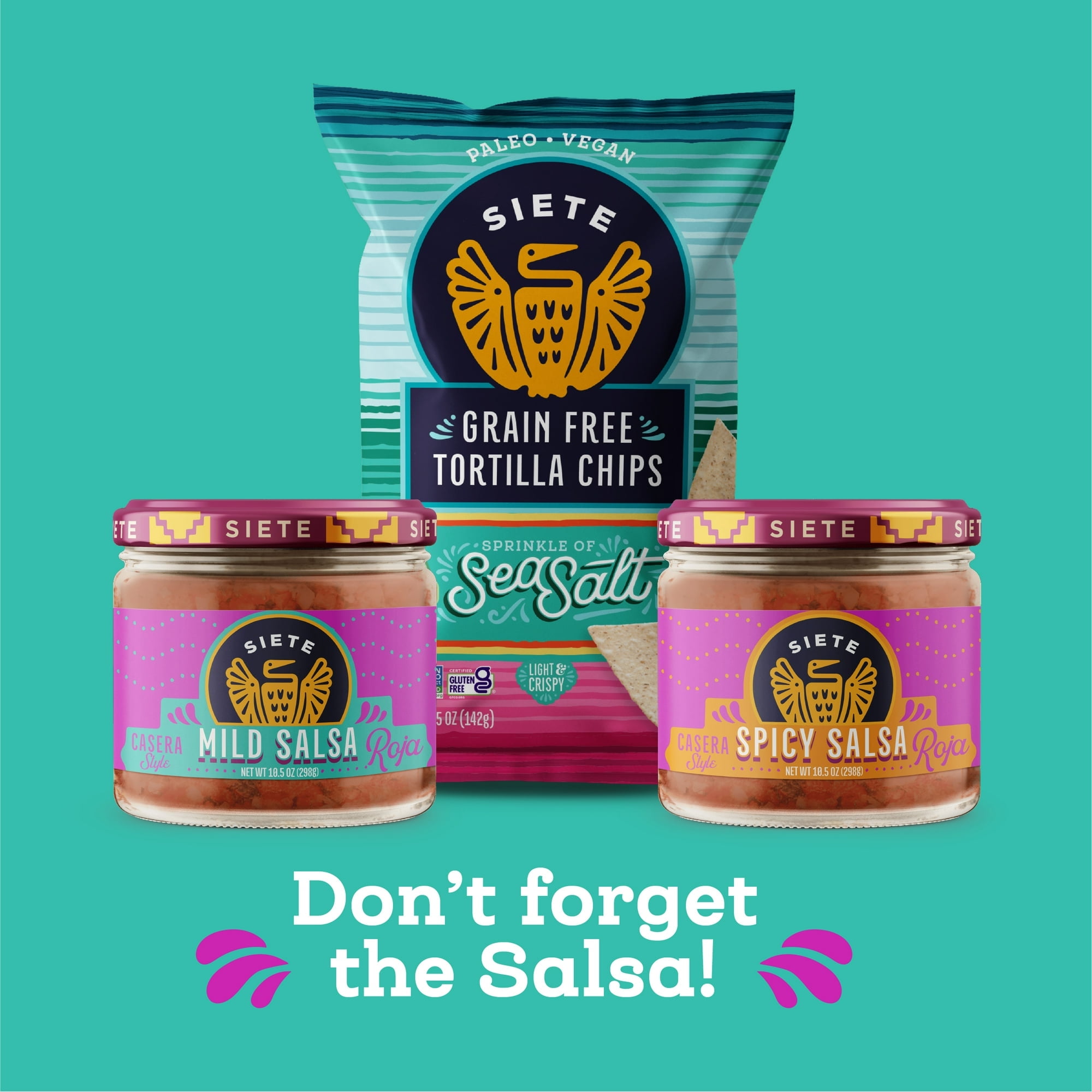 Siete Family Foods Grain Free Tortilla Chips, Sprinkle of Sea Salt