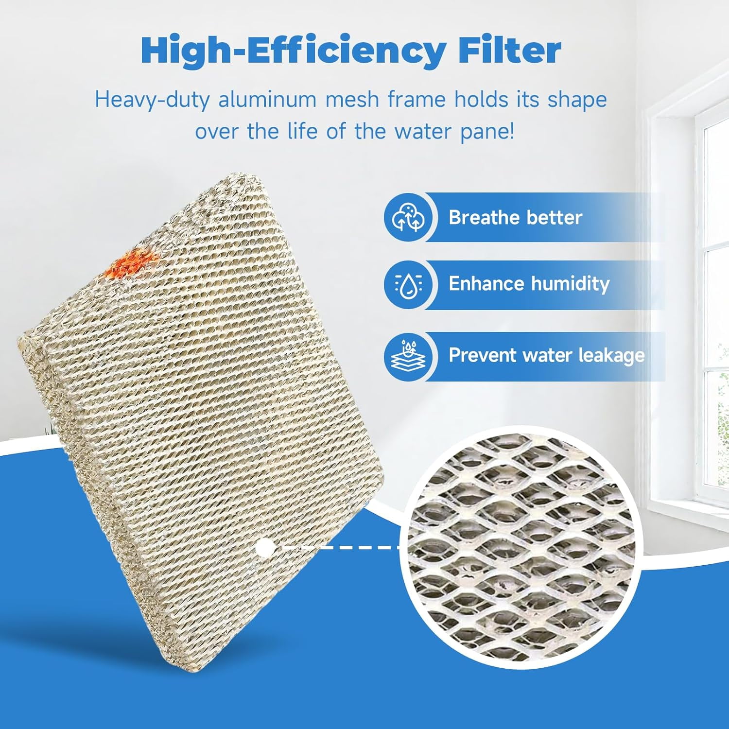 35 Water Panel For Humidifier Compatible with AprilAire (4Pack) Replacement Filter