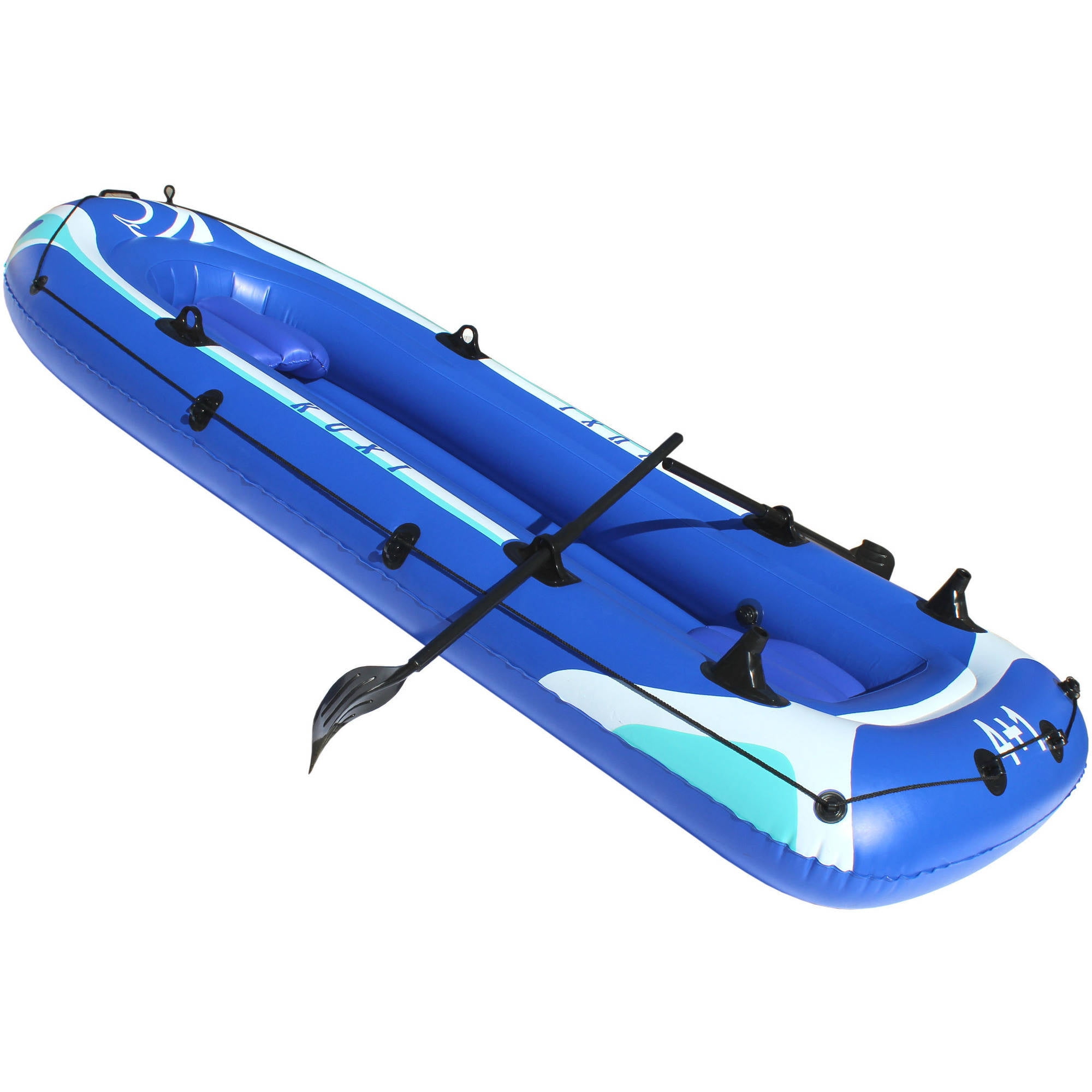 ALEKO Inflatable Rubber Boat 117" (10') 4 People Blue