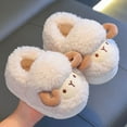 thumbnail image 3 of Fozruso Girls Slippers Winter Warm Fleece Lined Shoes With Heel Coverage For Toddlers And Kids,Girls Soft Plush Slippers Sizes 13 Big Kid(8-9 Years), 3 of 4