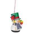 thumbnail image 2 of Alexander Taron 3.5" Christian Ulbricht Snowman with Birdhouse Christmas Hanging Ornament, 2 of 3