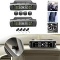 thumbnail image 2 of TPMS Solaires Sans Fil avec Moniteurs à Écran LCD, Pression et Température des Pneus pour Voitures, 2 of 2